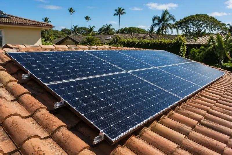 Installation de panneaux solaires au Bourg-d'Oisans